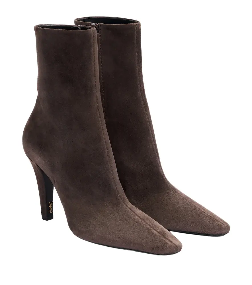 Saint Laurent Jill suede ankle boots | Image 1 Saint Laurent Jill suede ankle boots | Image 1