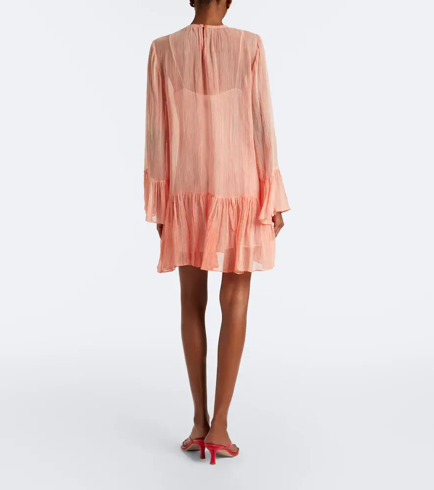Ulla Johnson Emmeline ruffled silk chiffon minidress | Thumbnail 5
