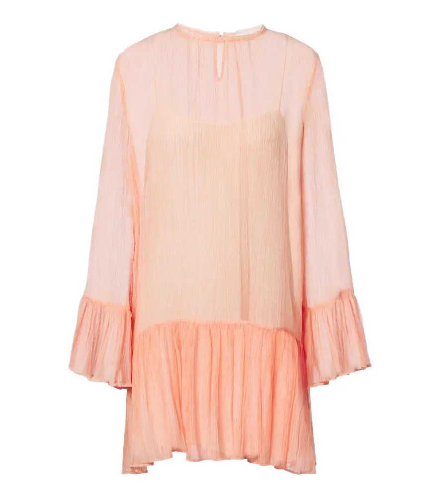 Ulla Johnson Emmeline ruffled silk chiffon minidress | Image 1 Ulla Johnson Emmeline ruffled silk chiffon minidress | Image 1