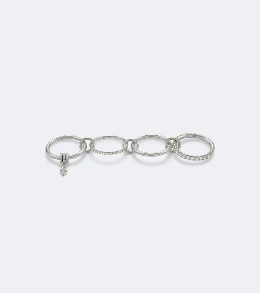 Spinelli Kilcollin Inara Heart sterling silver ring with diamonds | Thumbnail 3 Spinelli Kilcollin Inara Heart sterling silver ring with diamonds | Thumbnail 3