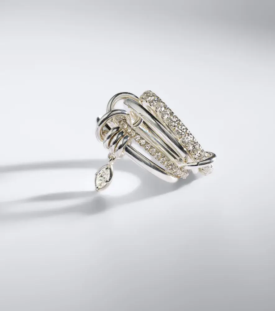 Spinelli Kilcollin Inara Heart sterling silver ring with diamonds | Thumbnail 6 Spinelli Kilcollin Inara Heart sterling silver ring with diamonds | Thumbnail 6