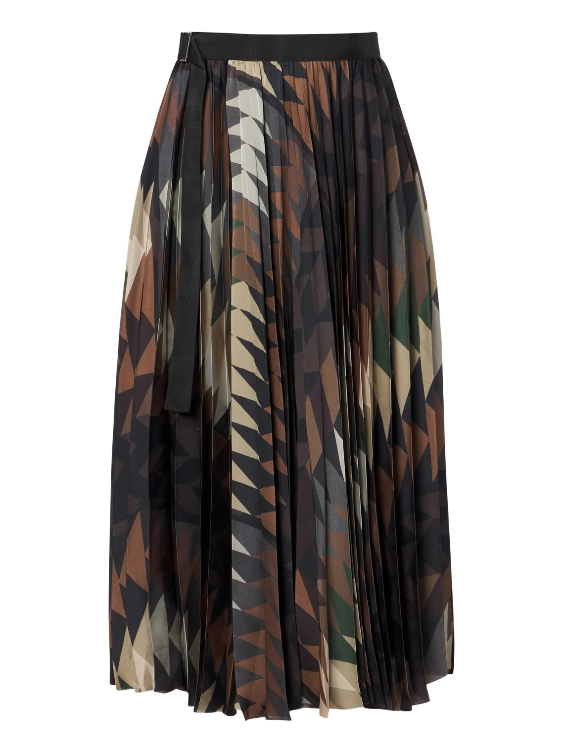 x A. P.C. plissé printed midi skirt x A. P.C. plissé printed midi skirt