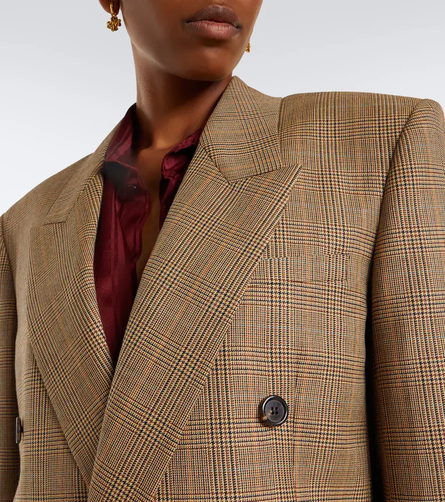Saint Laurent Prince of Wales check wool blazer | Thumbnail 5 Saint Laurent Prince of Wales check wool blazer | Thumbnail 5