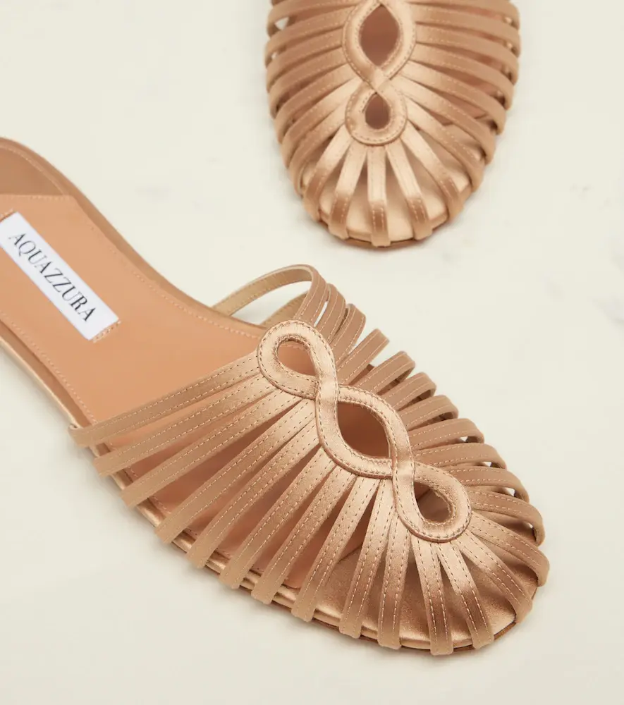 Aquazzura Sweet Surrender satin mules | Thumbnail 2 Aquazzura Sweet Surrender satin mules | Thumbnail 2