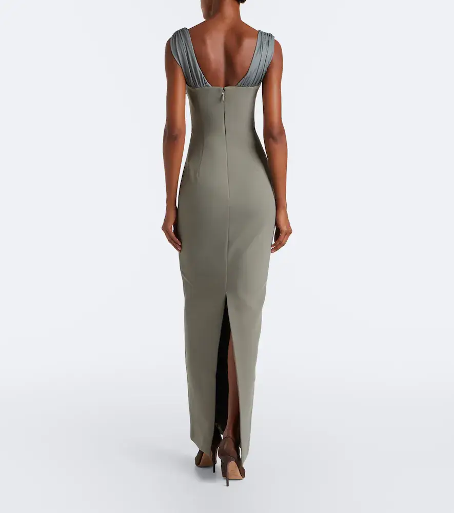 RACHEL GILBERT Malia embellished crêpe corset gown | Thumbnail 2 RACHEL GILBERT Malia embellished crêpe corset gown | Thumbnail 2
