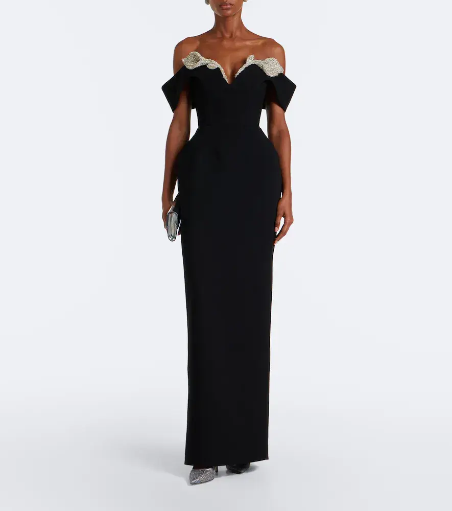 RACHEL GILBERT Oscar off-shoulder crêpe corset gown | Thumbnail 5 RACHEL GILBERT Oscar off-shoulder crêpe corset gown | Thumbnail 5