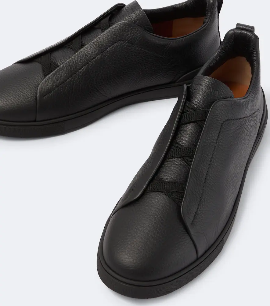 Zegna Triple Stitch leather sneakers | Thumbnail 3 Zegna Triple Stitch leather sneakers | Thumbnail 3