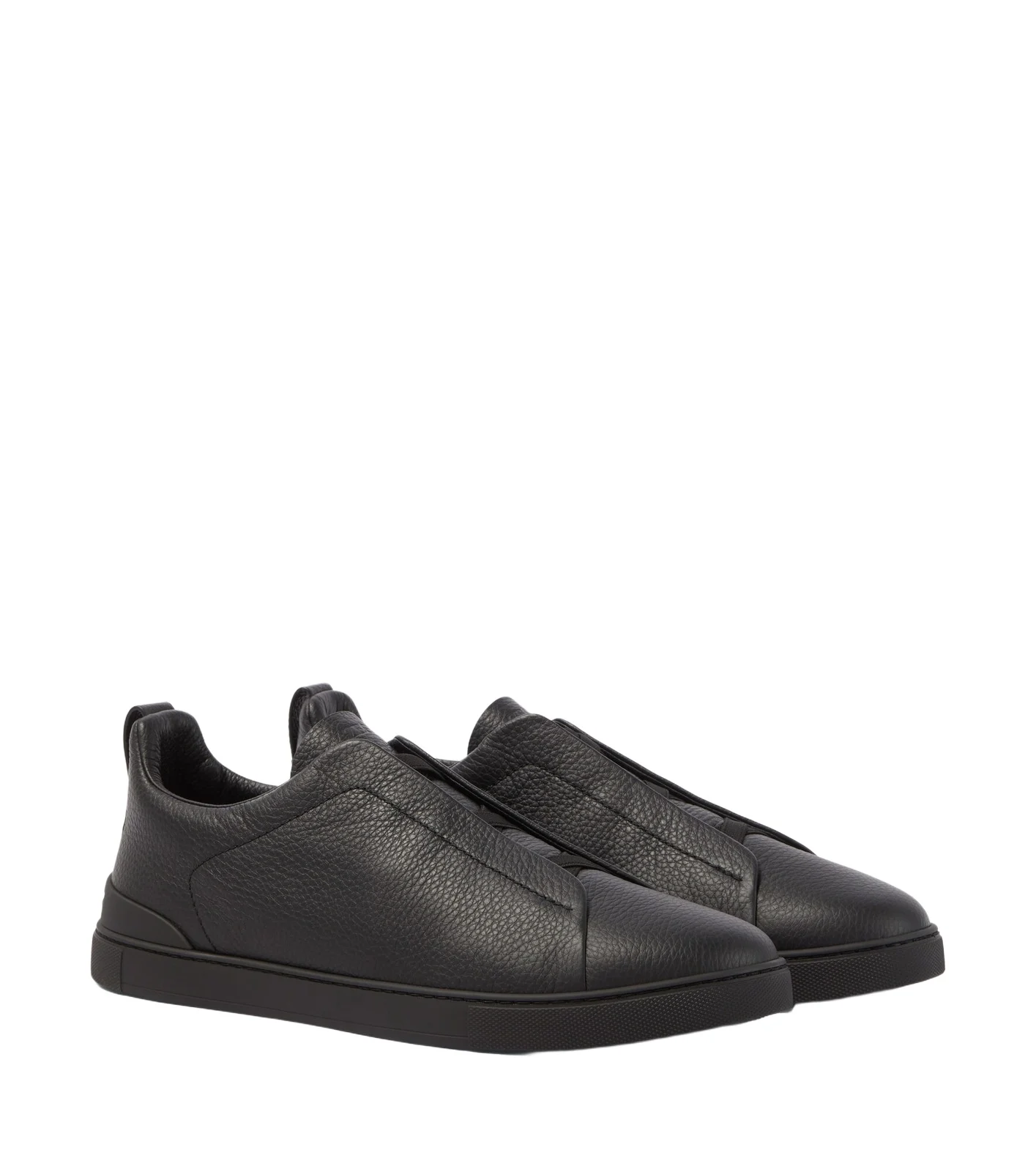 Zegna Triple Stitch leather sneakers