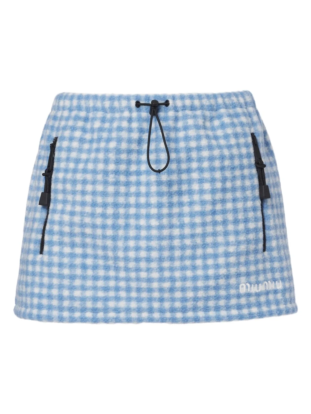 Gingham miniskirt