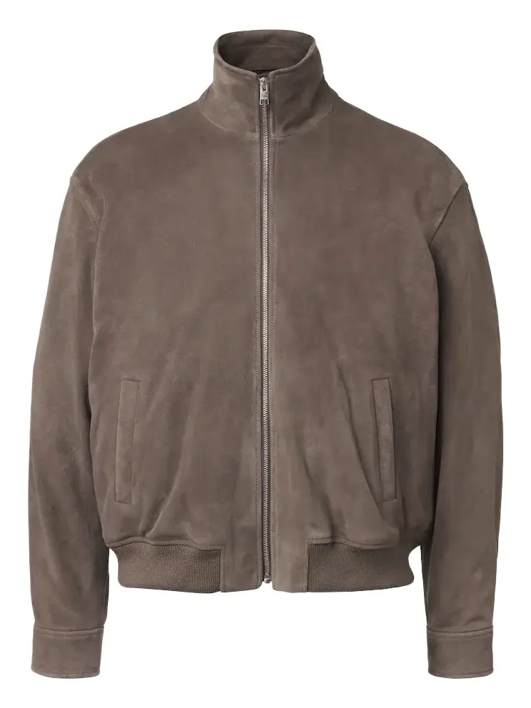 Suede blouson jacket Suede blouson jacket