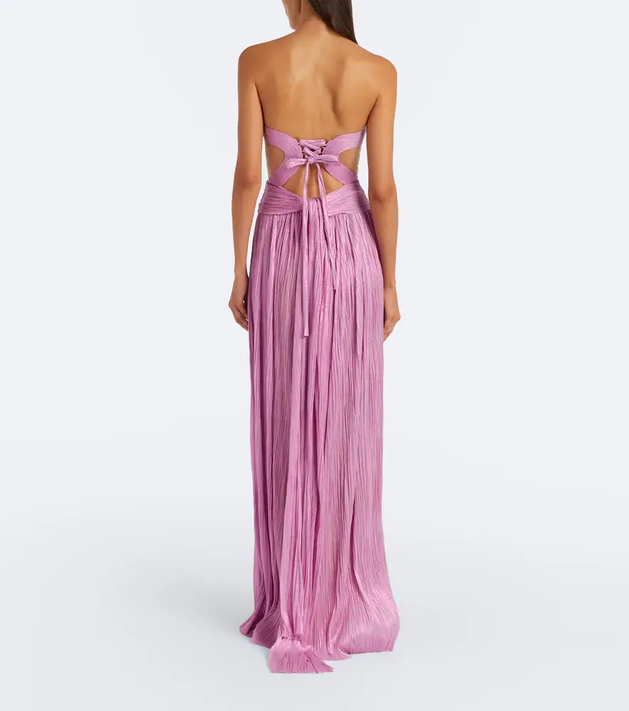 Maria Lucia Hohan Kamina metallic silk corset gown | Thumbnail 3 Maria Lucia Hohan Kamina metallic silk corset gown | Thumbnail 3