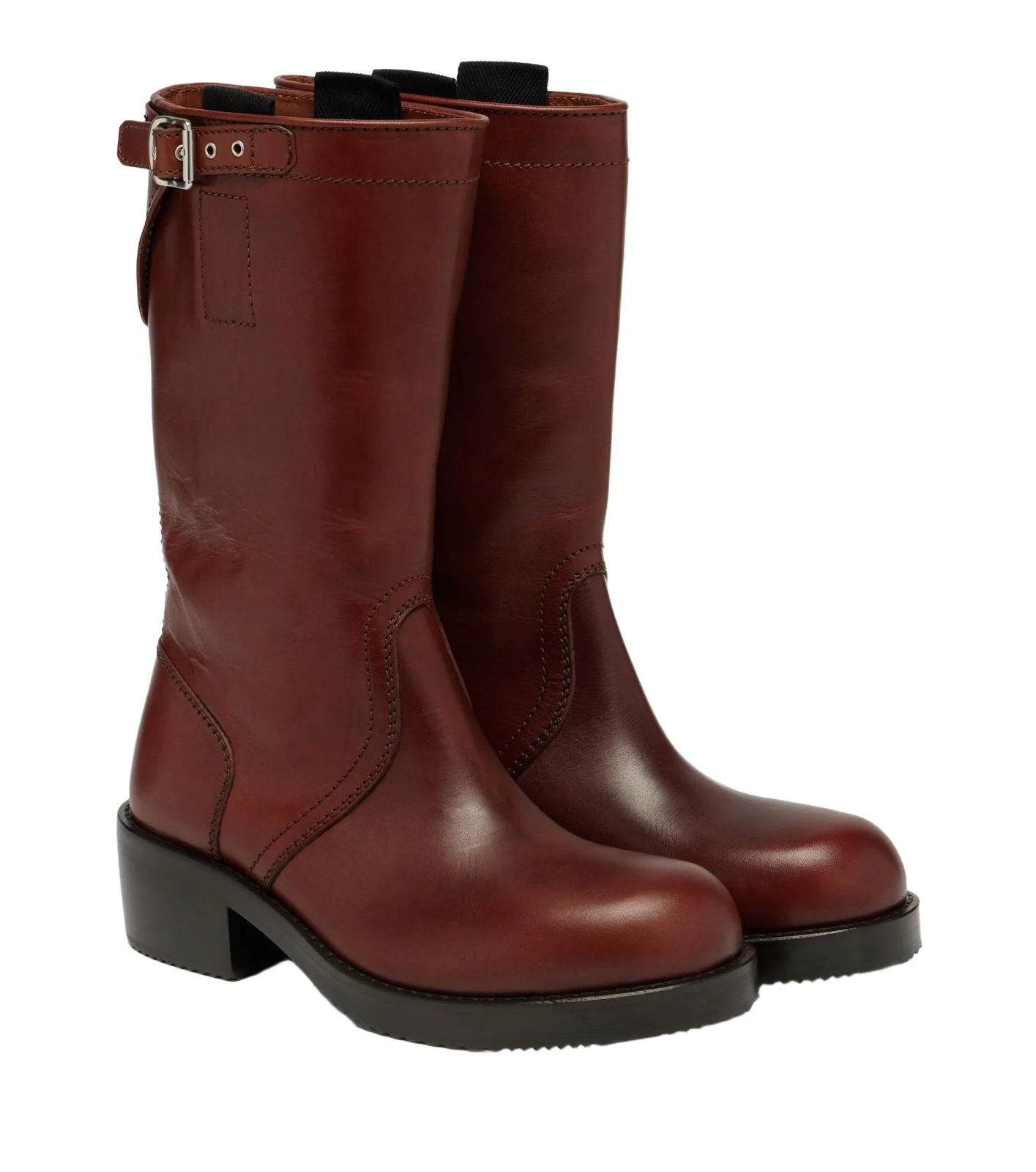 Leather biker boots Leather biker boots