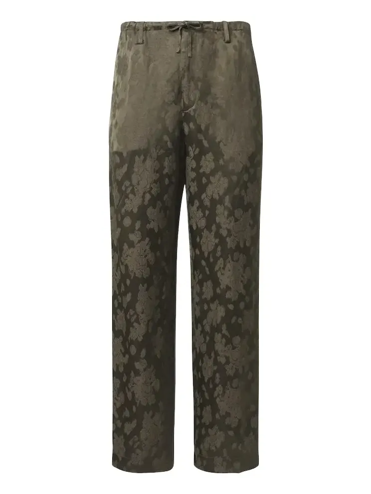 Jacquard straight pants Jacquard straight pants