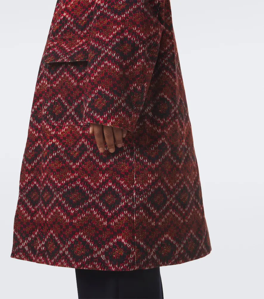 Dries Van Noten Printed cotton corduroy coat | Thumbnail 6
