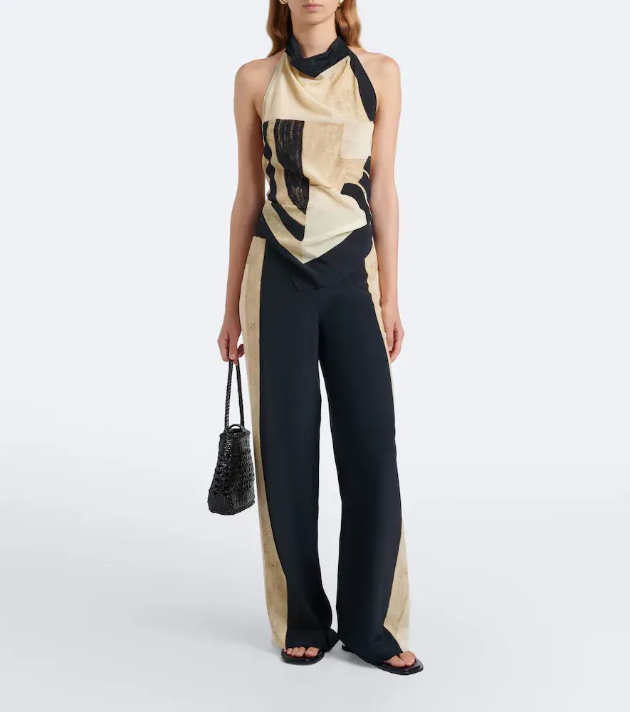 SIR. Sona silk wide-leg pants | Thumbnail 2