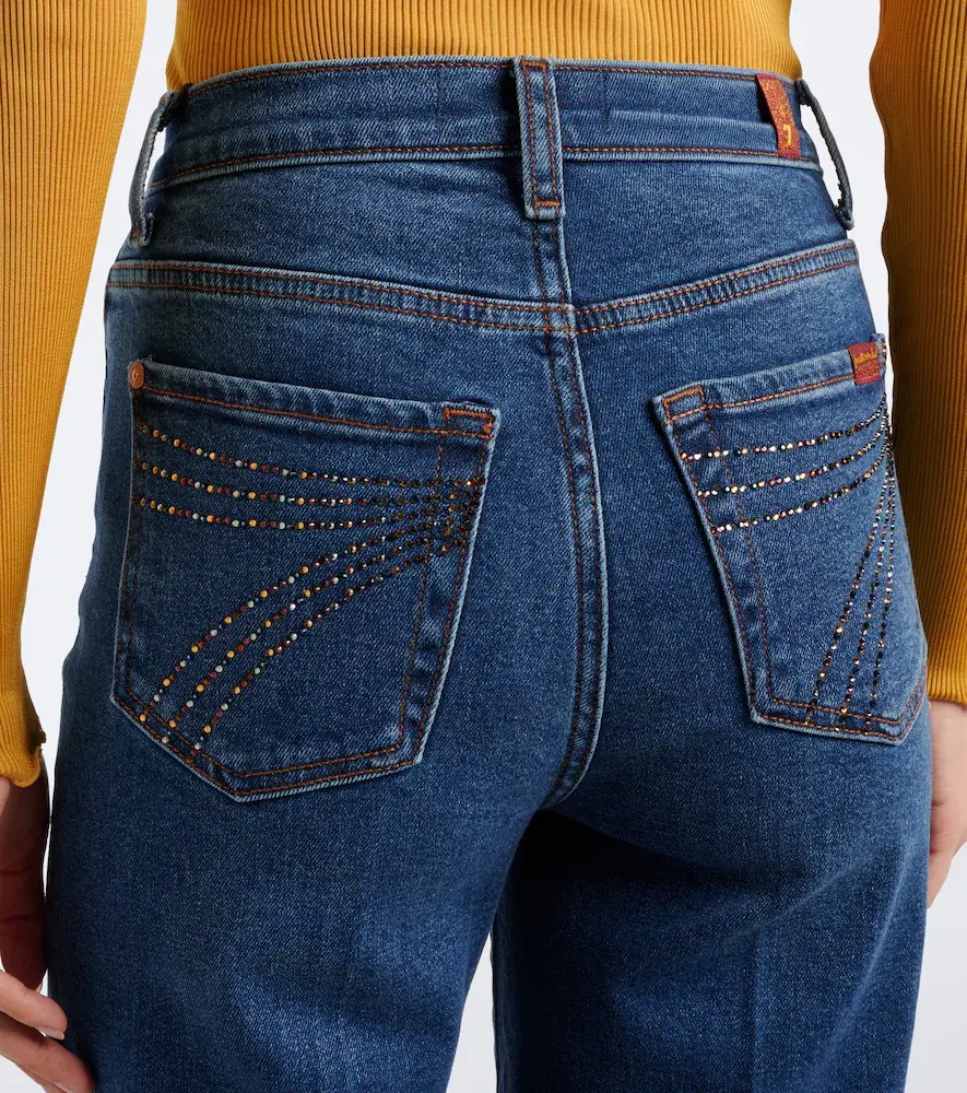 7 For All Mankind Jo high-rise flared jeans | Thumbnail 7 7 For All Mankind Jo high-rise flared jeans | Thumbnail 7