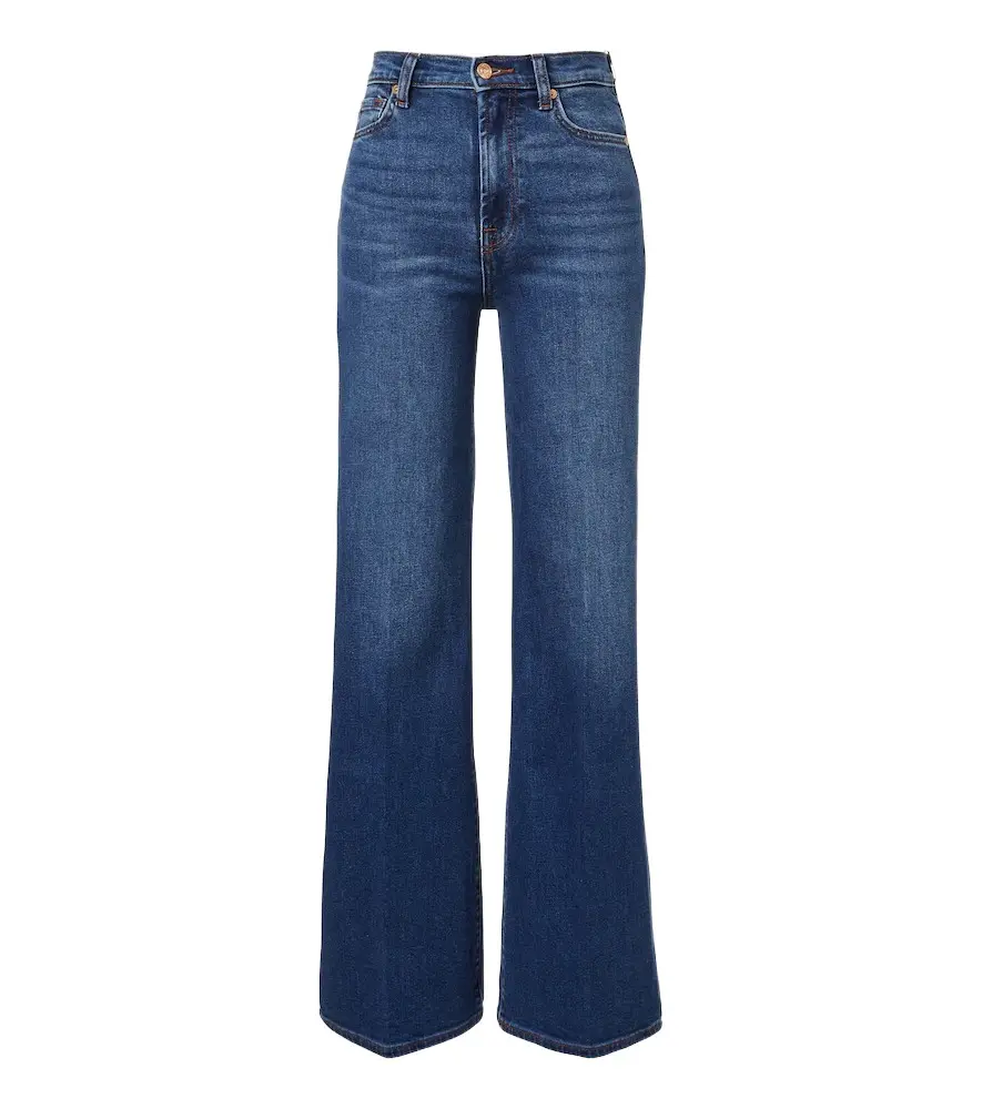 Jo high-rise flared jeans
