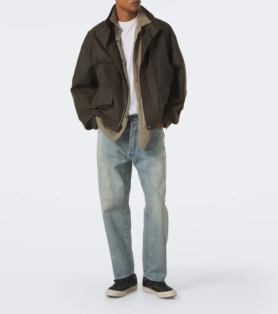 A.PRESSE A. Presse No. 37 distressed straight jeans | Thumbnail 2 A.PRESSE A. Presse No. 37 distressed straight jeans | Thumbnail 2