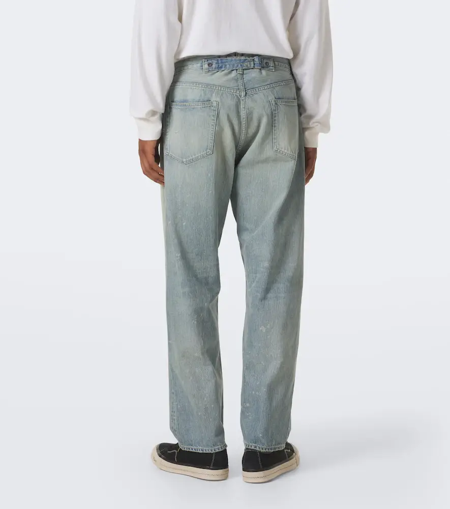 A.PRESSE A. Presse No. 37 distressed straight jeans | Thumbnail 4 A.PRESSE A. Presse No. 37 distressed straight jeans | Thumbnail 4