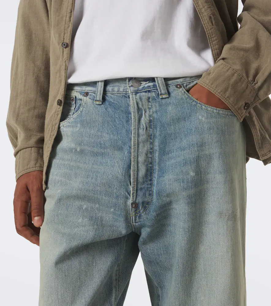 A.PRESSE A. Presse No. 37 distressed straight jeans | Thumbnail 5 A.PRESSE A. Presse No. 37 distressed straight jeans | Thumbnail 5