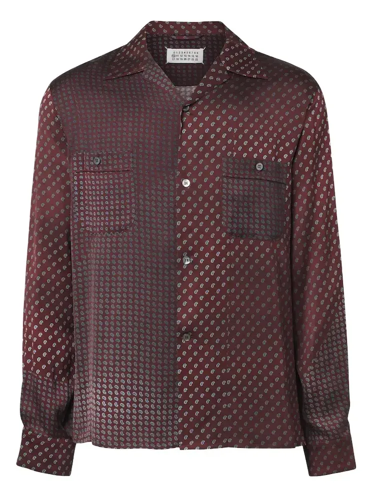 Paisley satin shirt Paisley satin shirt