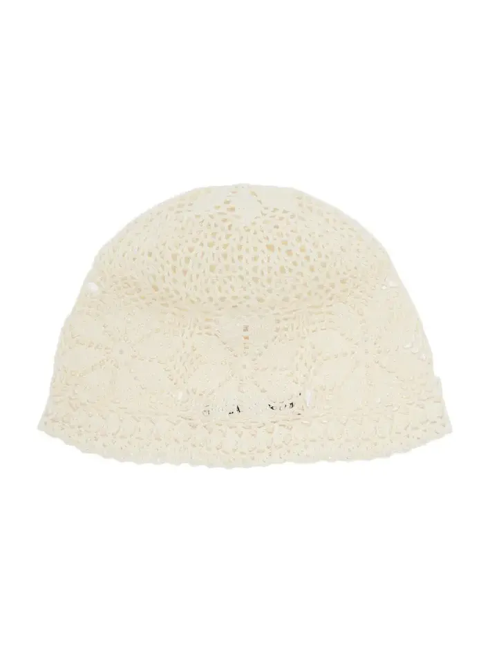 Crochet cotton beanie Crochet cotton beanie