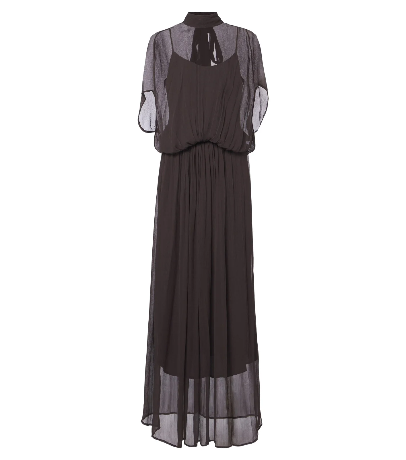 Viviana sheer maxi dress