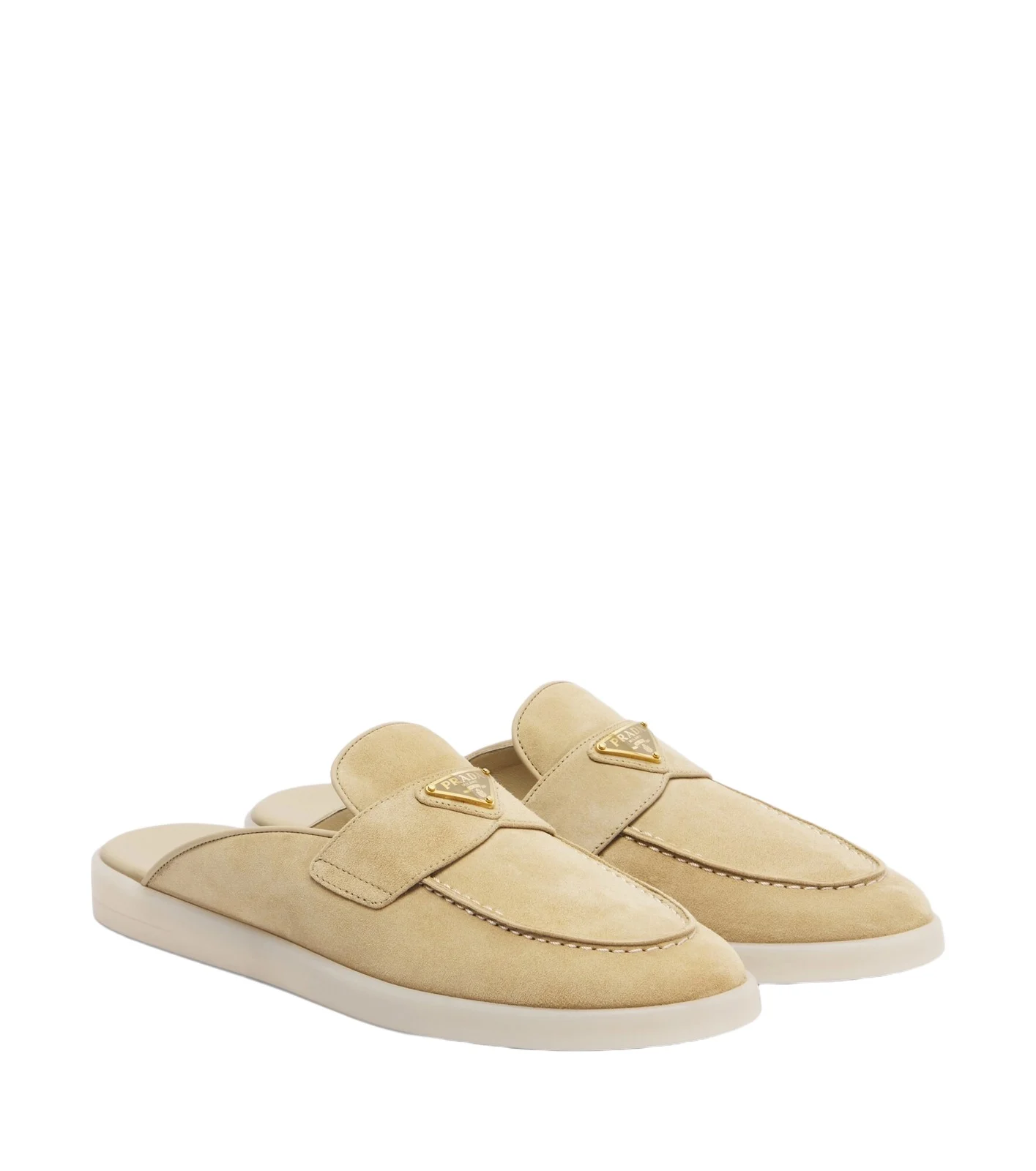 Suede mules