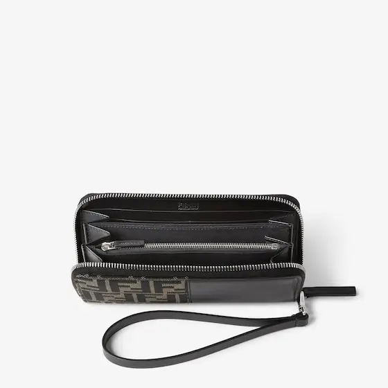 Fendi Ff Jacquard Zip Around | Thumbnail 3 Fendi Ff Jacquard Zip Around | Thumbnail 3
