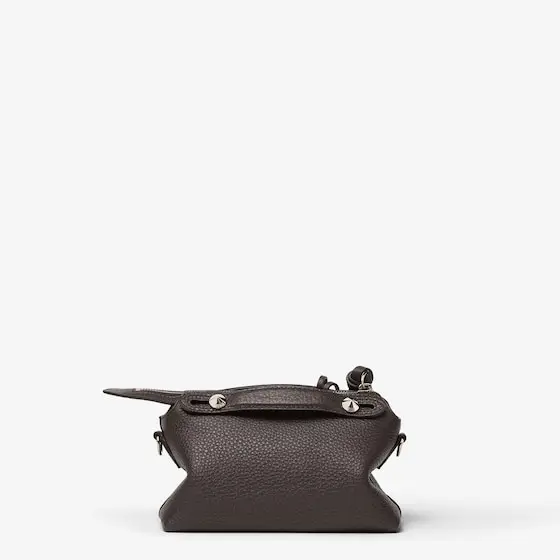 Fendi By the Way Soft Mini Ebony Leather Mini-Bag | Thumbnail 4 Fendi By the Way Soft Mini Ebony Leather Mini-Bag | Thumbnail 4