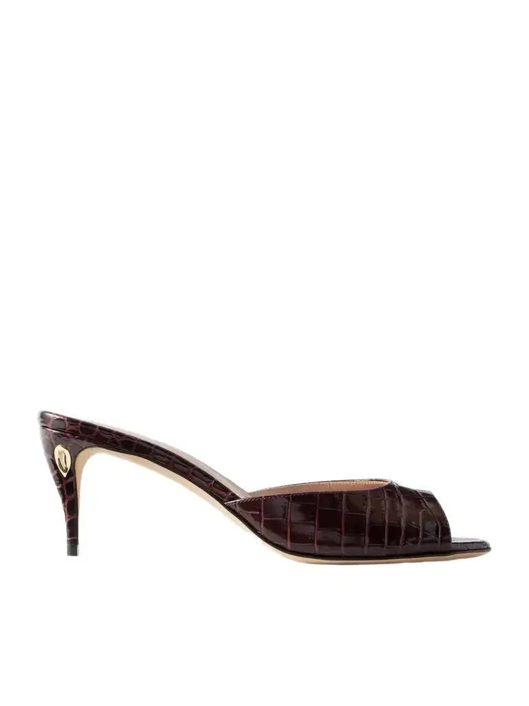 Guido 65 Croc-effect Leather Sandals