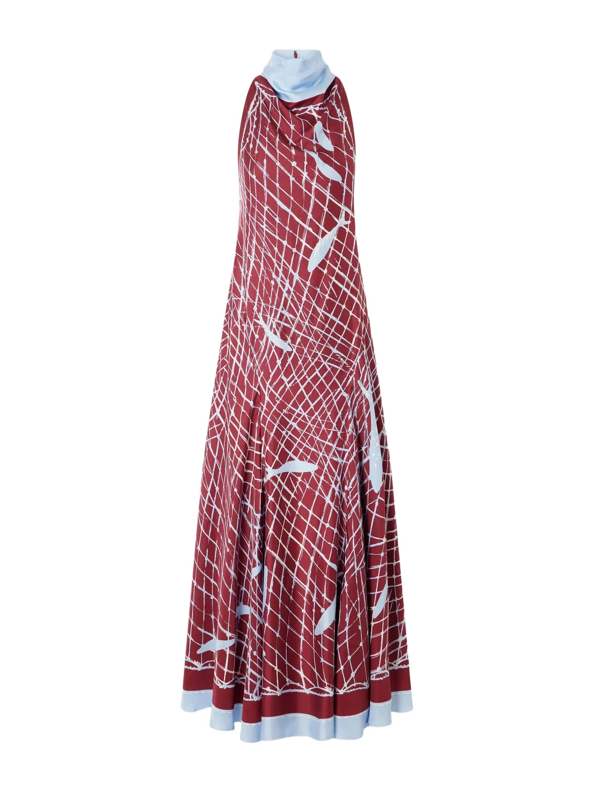 Moonlight Printed Silk Maxi Dress Moonlight Printed Silk Maxi Dress