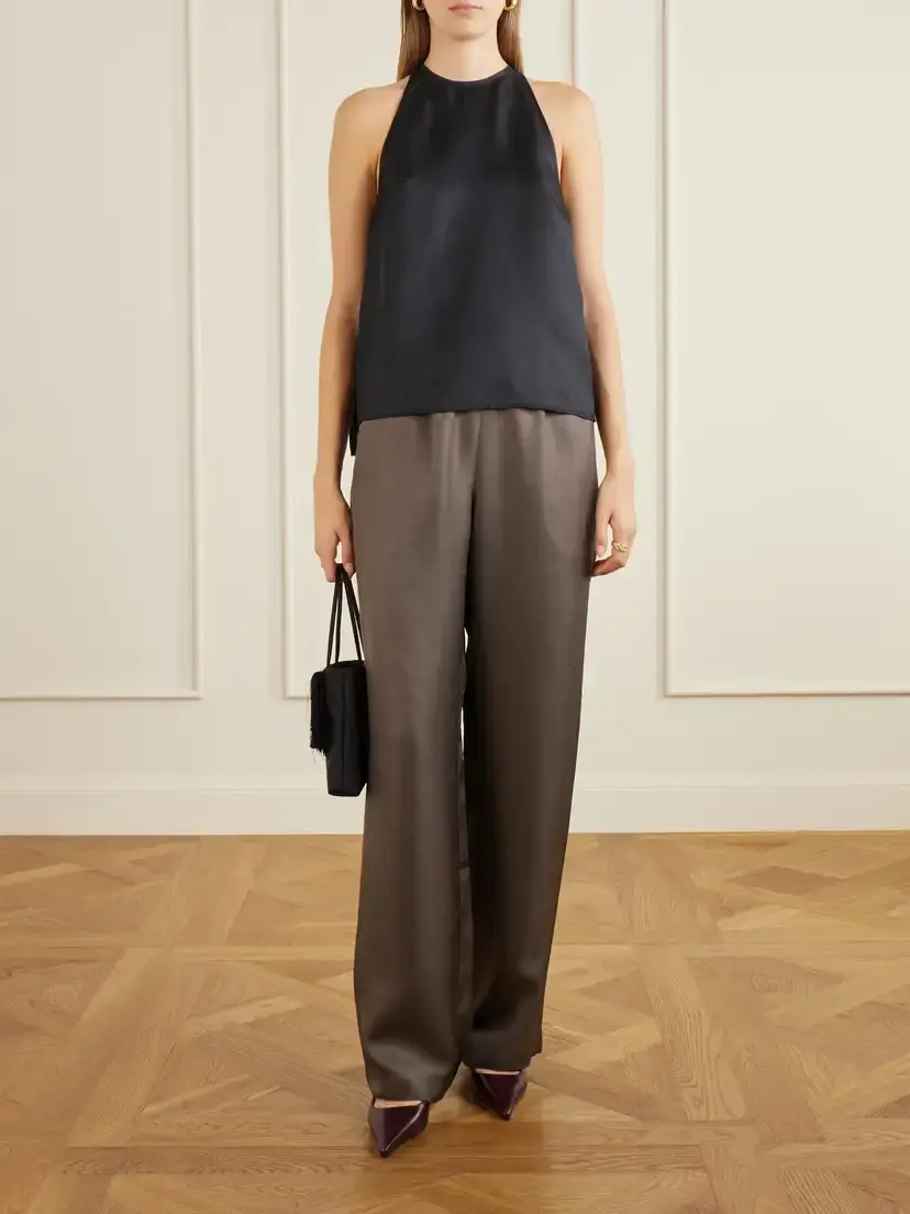 Loulou de Saison Silk Tank | Thumbnail 2 Loulou de Saison Silk Tank | Thumbnail 2