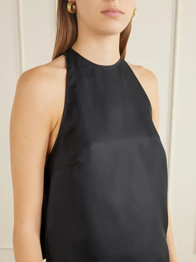 Loulou de Saison Silk Tank | Thumbnail 4 Loulou de Saison Silk Tank | Thumbnail 4