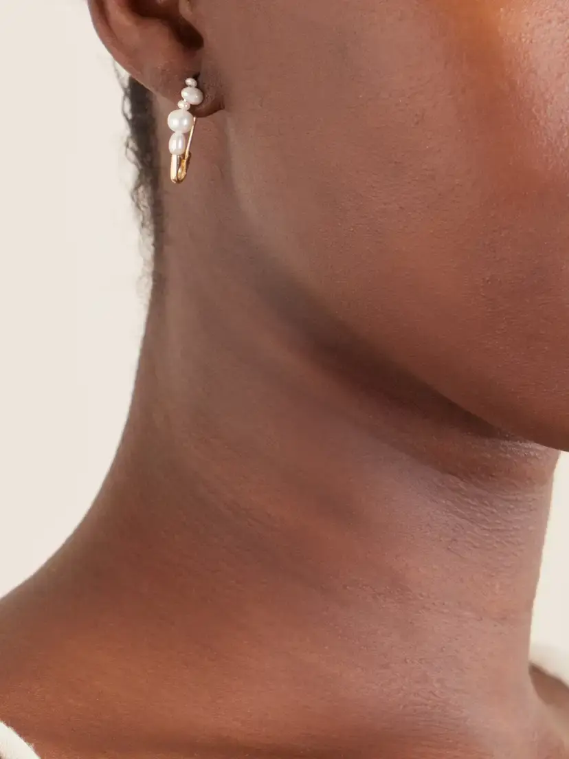 Loren Stewart 14-karat Gold Pearl Earring | Thumbnail 2 Loren Stewart 14-karat Gold Pearl Earring | Thumbnail 2