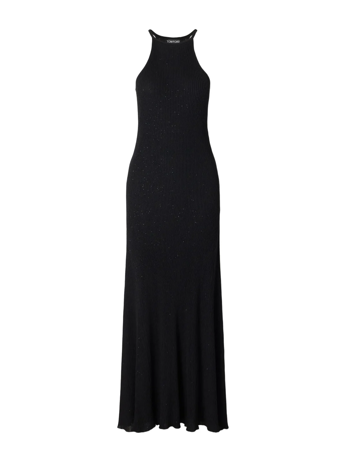 Ribbed Lurex Halterneck Maxi Dress Ribbed Lurex Halterneck Maxi Dress