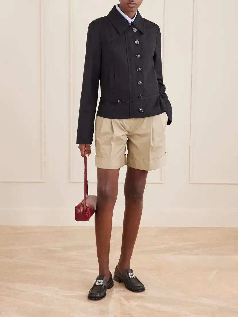 Roger Vivier Viv Moc 25 Embellished Gathered Leather Loafers | Thumbnail 4 Roger Vivier Viv Moc 25 Embellished Gathered Leather Loafers | Thumbnail 4