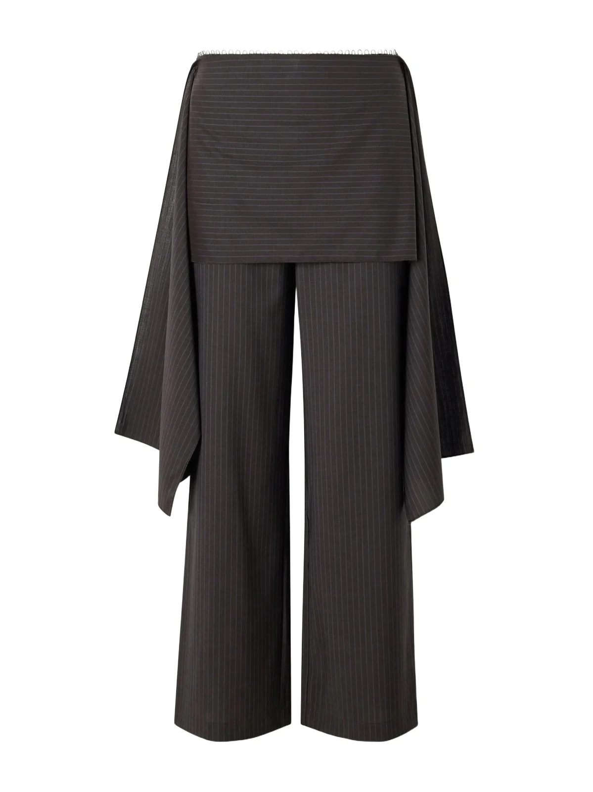 Striped Wool Flared Pants Striped Wool Flared Pants