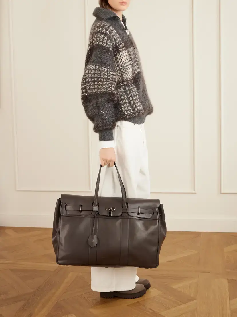 Brunello Cucinelli Leather Weekend Bag | Thumbnail 2 Brunello Cucinelli Leather Weekend Bag | Thumbnail 2