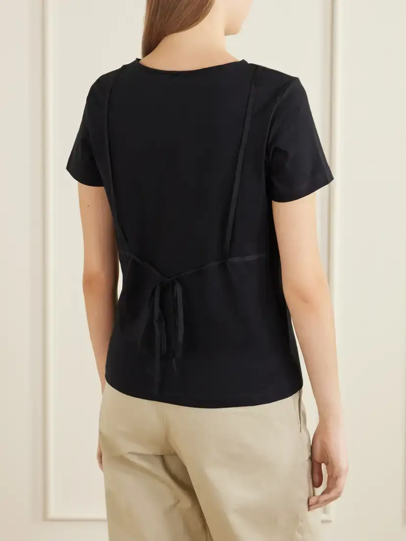 Deiji Studios Gathered Organic-cotton T-shirt | Thumbnail 4 Deiji Studios Gathered Organic-cotton T-shirt | Thumbnail 4
