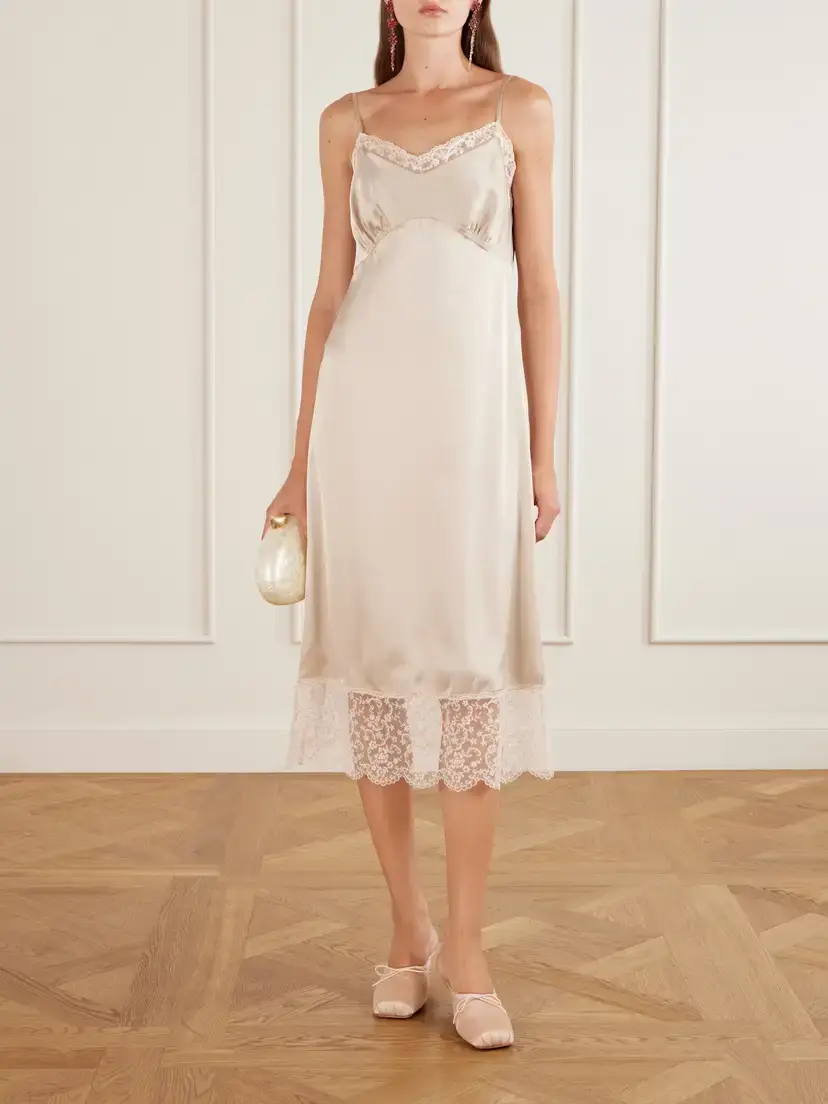 Simone Rocha Pointe Bow-detailed Satin Pumps | Thumbnail 4 Simone Rocha Pointe Bow-detailed Satin Pumps | Thumbnail 4