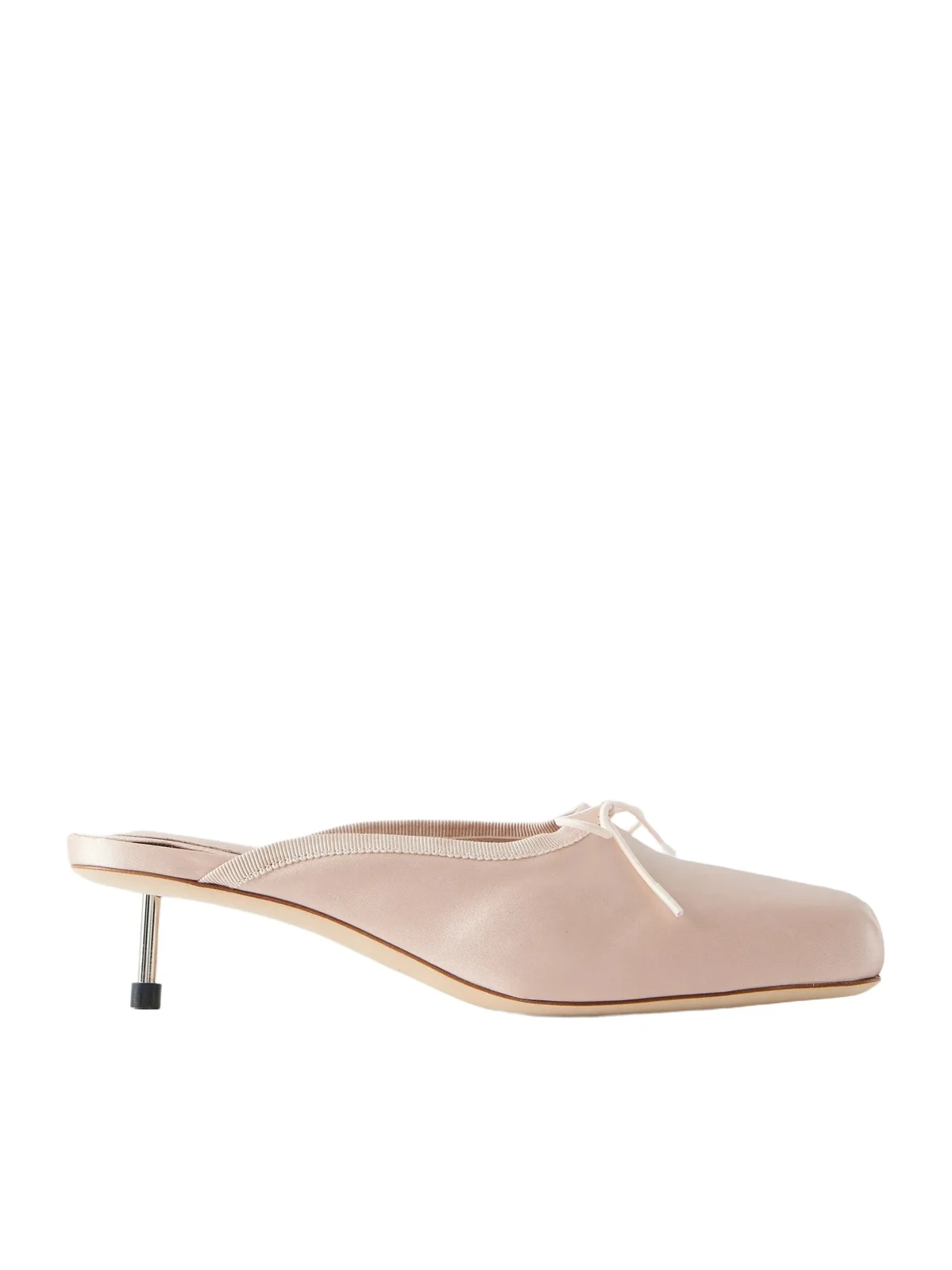 Pointe Bow-detailed Satin Pumps Pointe Bow-detailed Satin Pumps