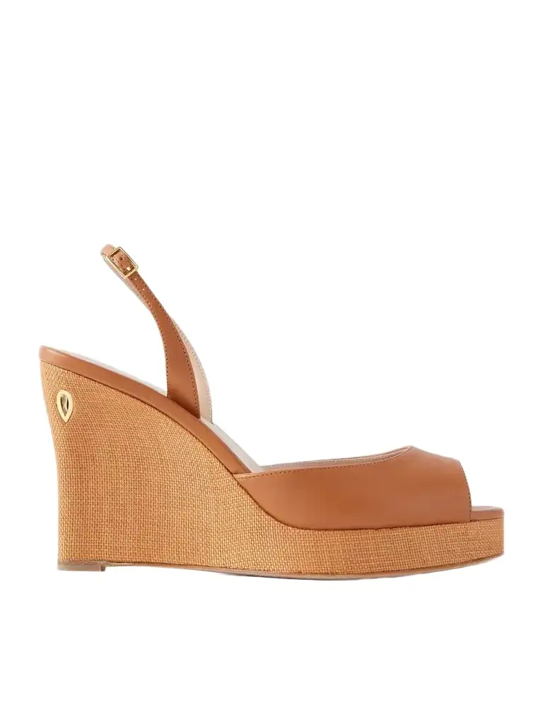 Jennifer Chamandi Nino 105 Leather Wedge Sandals | Image 1 Jennifer Chamandi Nino 105 Leather Wedge Sandals | Image 1