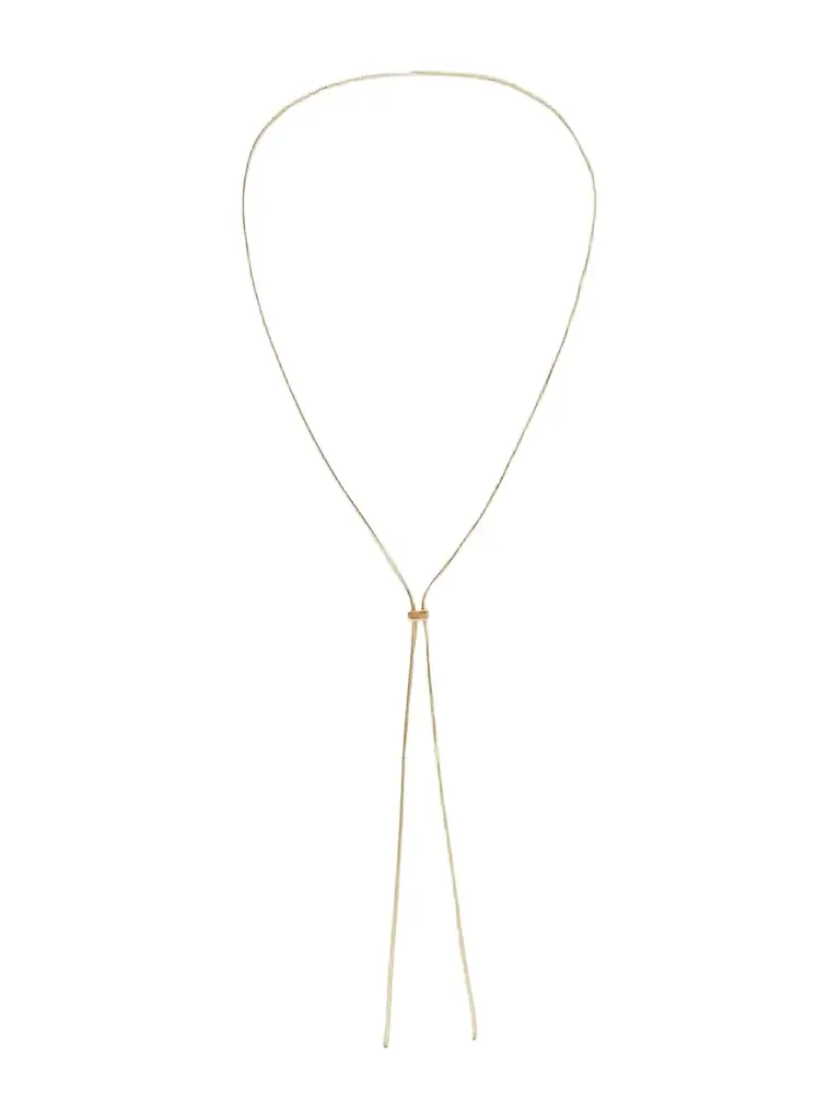 Loren Stewart Bolo Gold-pendant Sterling-silver Necklace | Image 1 Loren Stewart Bolo Gold-pendant Sterling-silver Necklace | Image 1