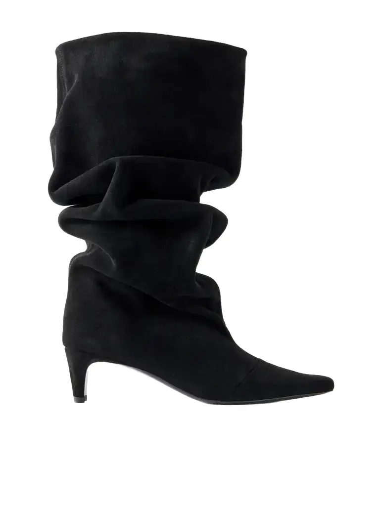 Staud Wally Suede Knee Boots | Image 1 Staud Wally Suede Knee Boots | Image 1