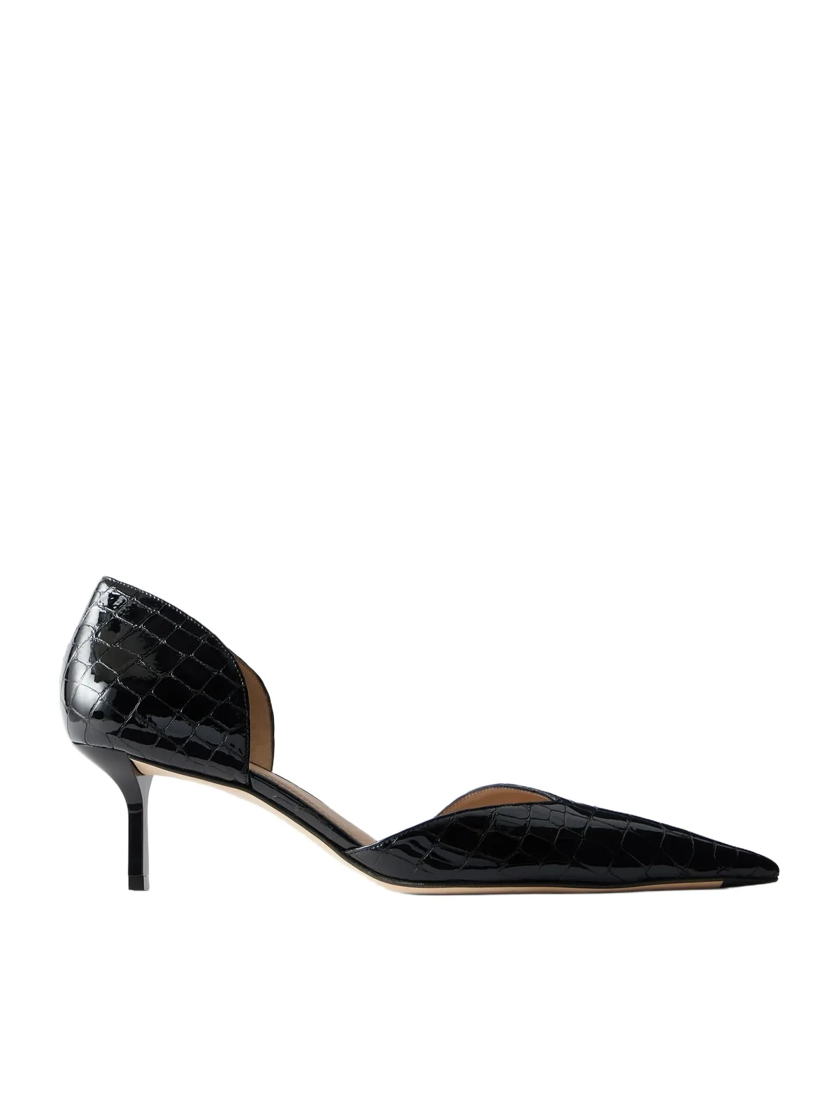 Victoria Angle 55 Croc-effect Leather Pumps Victoria Angle 55 Croc-effect Leather Pumps