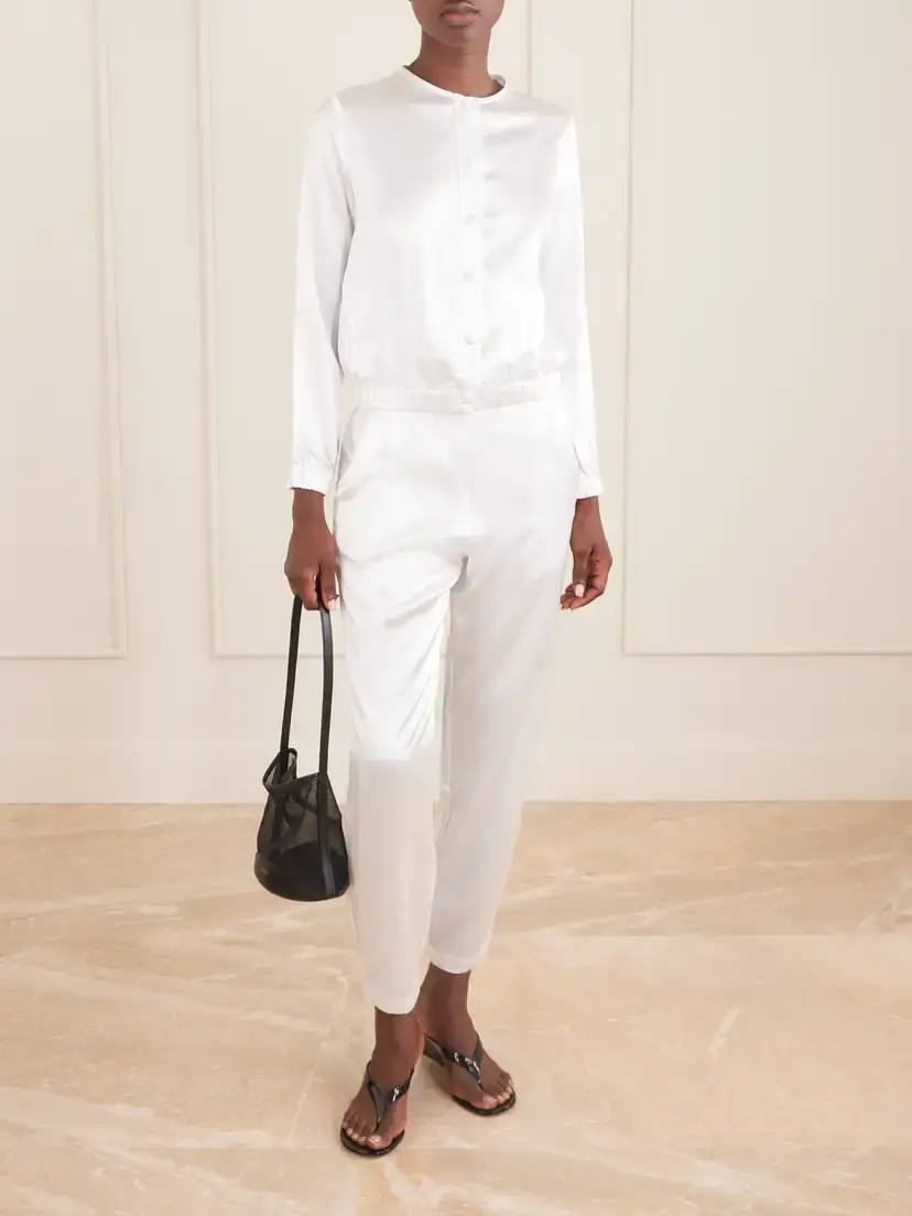 The Park Rebecca Silk-satin Straight-leg Pants | Thumbnail 2 The Park Rebecca Silk-satin Straight-leg Pants | Thumbnail 2