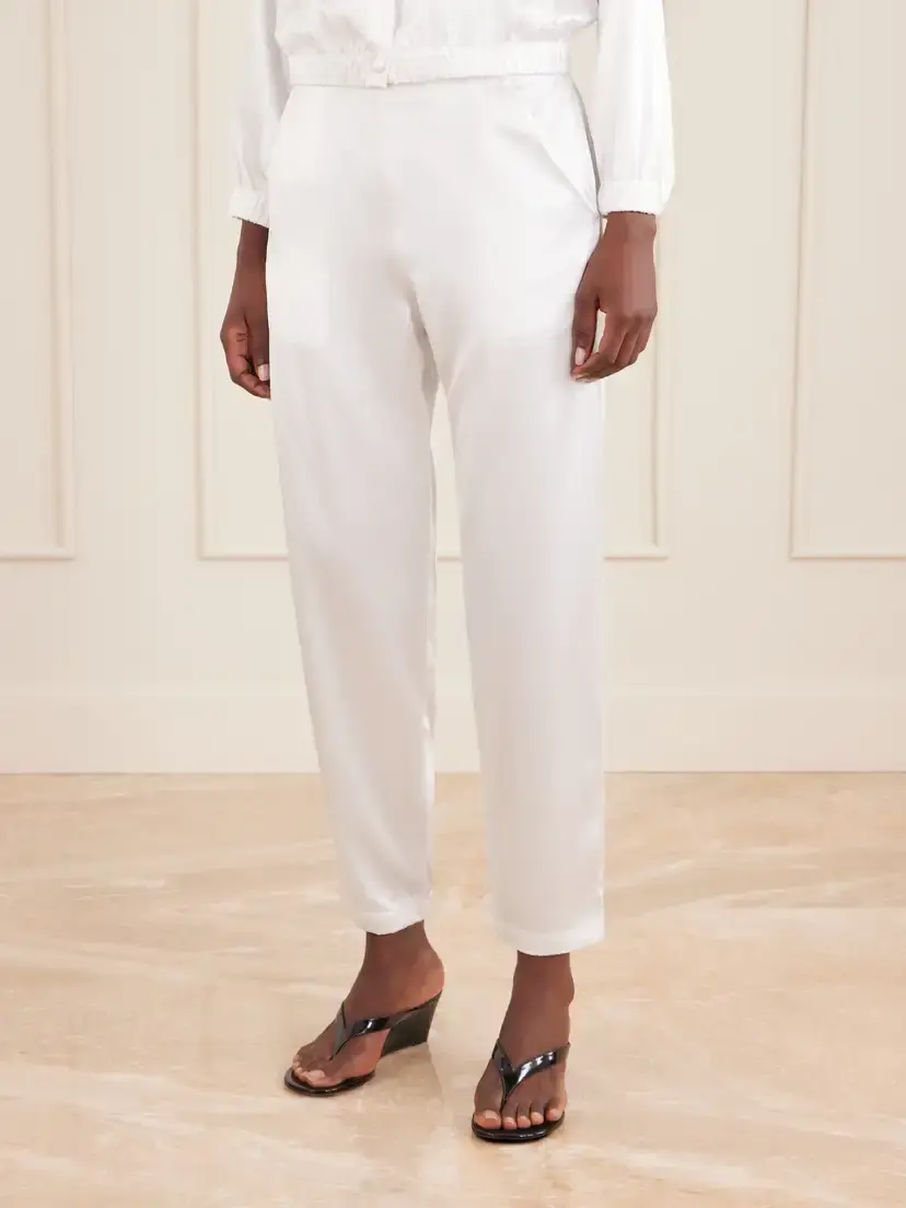 The Park Rebecca Silk-satin Straight-leg Pants | Thumbnail 3 The Park Rebecca Silk-satin Straight-leg Pants | Thumbnail 3