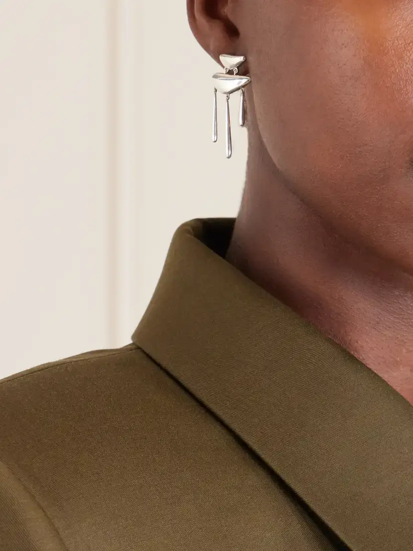 Loren Stewart Cousteau Chandelier Sterling Silver Drop Earrings | Thumbnail 2 Loren Stewart Cousteau Chandelier Sterling Silver Drop Earrings | Thumbnail 2
