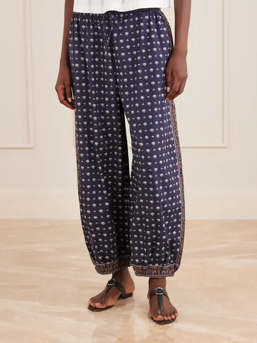 DÔEN Yarrow Printed Cotton Balloon Pants | Thumbnail 3 DÔEN Yarrow Printed Cotton Balloon Pants | Thumbnail 3